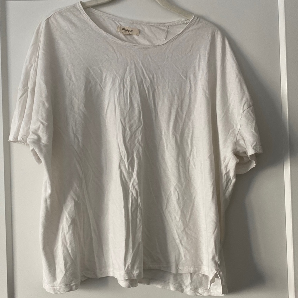 Lightly used Madewell white tee